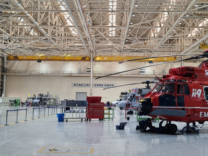 한국항공서비스, 국내 LCC·중앙119 헬기 정비계약 체결